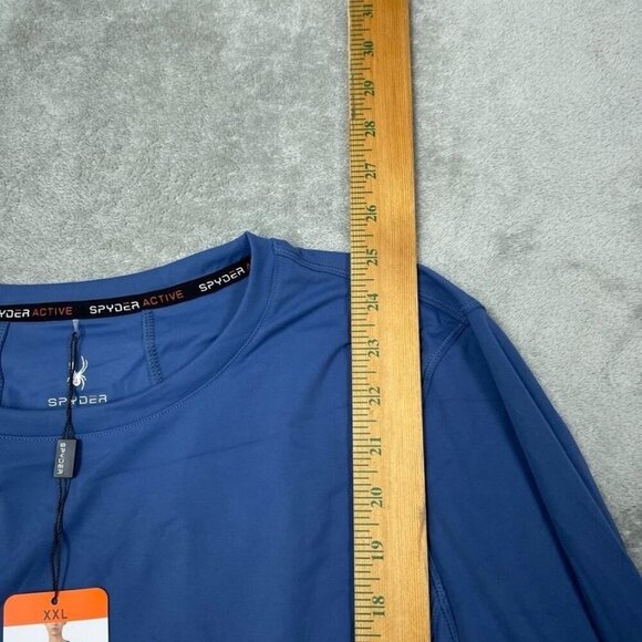 Spyder Active Womens Blue Long Sleeve Top XXL 6703 - Picture 5 of 9